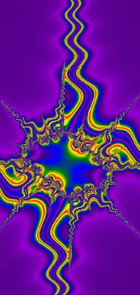 Purple Liquid Organism Live Wallpaper