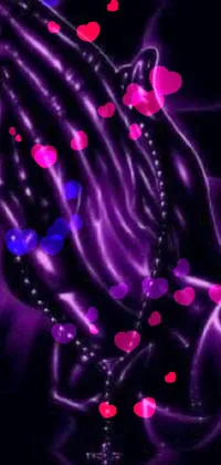 Purple Liquid Violet Live Wallpaper