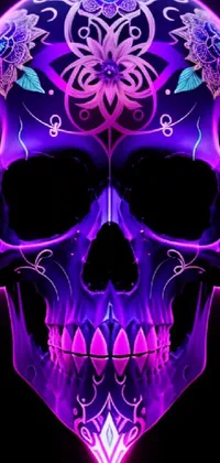 Purple Mouth Light Live Wallpaper
