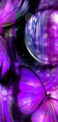 Purple Nature Water Live Wallpaper