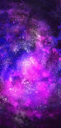Purple Nebula Sky Live Wallpaper