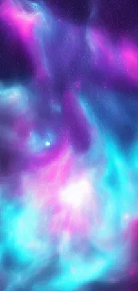 Experience the enchanting beauty of a dreamy sky with this phone live wallpaper! It features a stunning blend of purples, blues, cyan and magenta tones, creating a mesmerizing atmosphere for your phone screen
