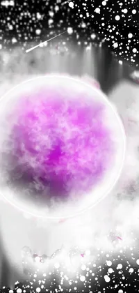 Purple Organism Atmospheric Phenomenon Live Wallpaper