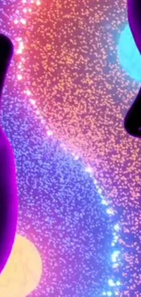 Purple Organism Lighting Live Wallpaper
