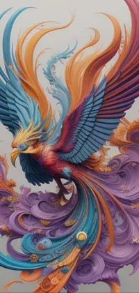 Purple Organism Paint Live Wallpaper