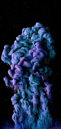 Purple Organism Petal Live Wallpaper