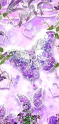 Purple Organism Vegetation Live Wallpaper