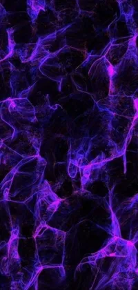 Purple Organism Water Live Wallpaper