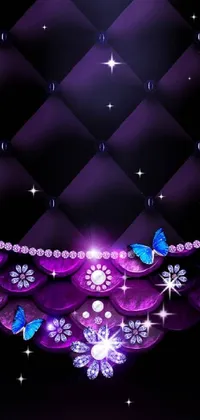 Purple Petal Lighting Live Wallpaper