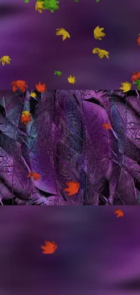 Purple Plant Nature Live Wallpaper