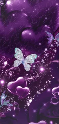 Purple Pollinator Christmas Ornament Live Wallpaper