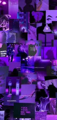 Purple Racy Light Live Wallpaper