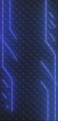 This live phone wallpaper features a trendy black background patterned with floating squares and a woven armor texture