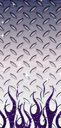 Purple Textile Branch Live Wallpaper