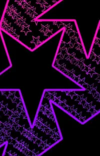 Purple Triangle Font Live Wallpaper