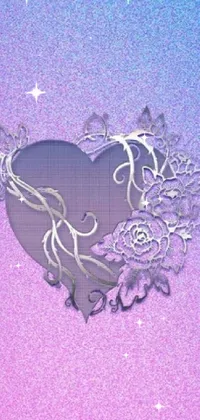 Purple Violet Art Live Wallpaper
