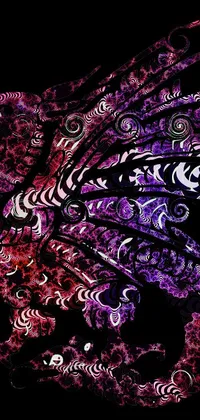 Purple Violet Art Live Wallpaper