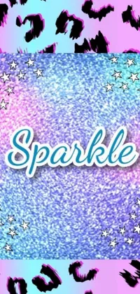 Looking for a visually stunning but subtle wallpaper to enhance your phone screen? Check out this galaxy-themed wallpaper! Featuring a pink and blue background with the word "sparkle" written in an elegant font, this wallpaper is inspired by popular social media platforms like Tumblr and K-Pop
