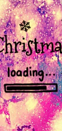 Get into the festive spirit with our Christmas Loading live wallpaper! Featuring a sign adorned with Christmas lights and surrounded by the cozy scenery of hay bales, this Tumblr inspired wallpaper is perfect for getting your phone into the holiday mood