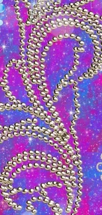 This Digital Beaded Cell Phone wallpaper is a fun and colorful live wallpaper