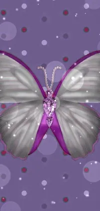 Purple Violet Arthropod Live Wallpaper