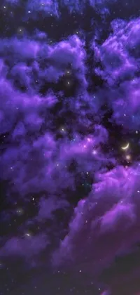 Purple Violet Astronomical Object Live Wallpaper