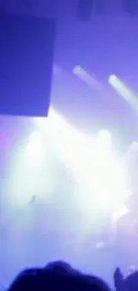 This live wallpaper for phones displays a vibrant concert scene