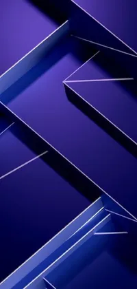 This live wallpaper for phones showcases an ultra HD 3D-macro-rendered geometric abstract art design