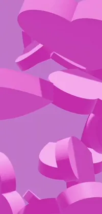 Feast your eyes on this stunning live wallpaper for your phone! Watch as a swarm of pink pills soar through the air in a hypnotic, spiraling dance