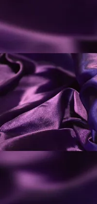 Purple Violet Silk Live Wallpaper