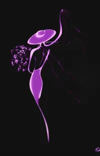 Purple Violet Smoke Live Wallpaper