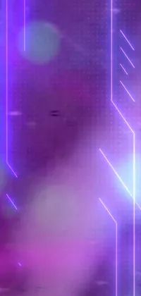 Purple Violet Visual Effect Lighting Live Wallpaper