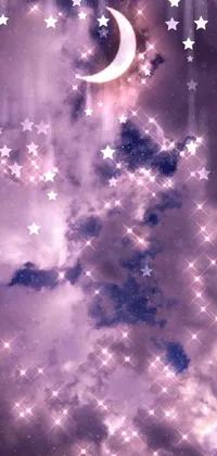 Purple Violet World Live Wallpaper