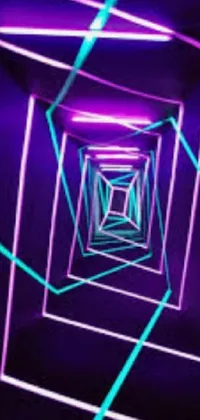 Purple Visual Effect Lighting Art Live Wallpaper