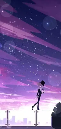 Purple World Sky Live Wallpaper