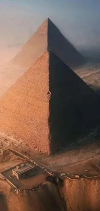 Pyramid Sky Atmospheric Phenomenon Live Wallpaper