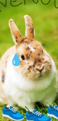 Rabbit Blue Rabbits And Hares Live Wallpaper