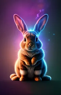 Rabbit Ear Cartoon Live Wallpaper