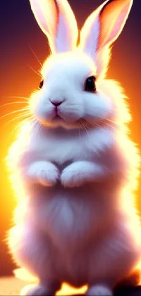 Rabbit Light Ear Live Wallpaper