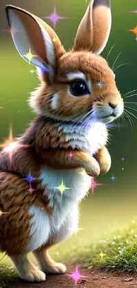 Rabbit Light Nature Live Wallpaper