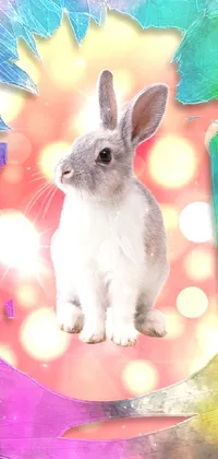 Rabbit Organism Pink Live Wallpaper