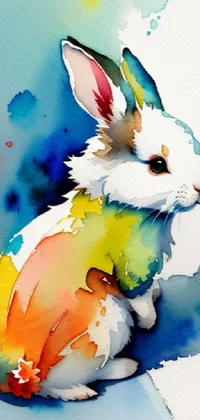 Rabbit Paint Art Live Wallpaper