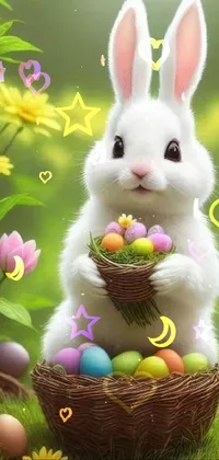 Cute rabbit Live Wallpaper