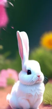 Rabbit Plant Toy Live Wallpaper
