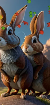 Rabbit Rabbits And Hares Natural Environment Live Wallpaper