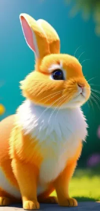 Rabbit Toy Orange Live Wallpaper