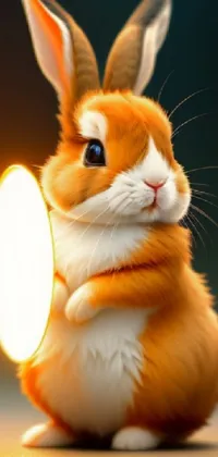 Rabbit Toy Orange Live Wallpaper