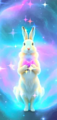 Rabbit Vertebrate Light Live Wallpaper