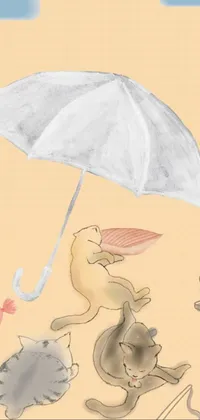 Racy Art Umbrella Live Wallpaper