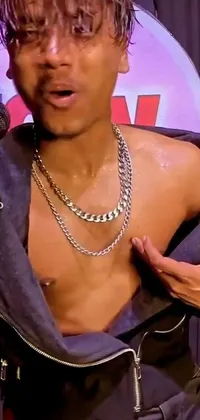Racy Chin Chest Live Wallpaper